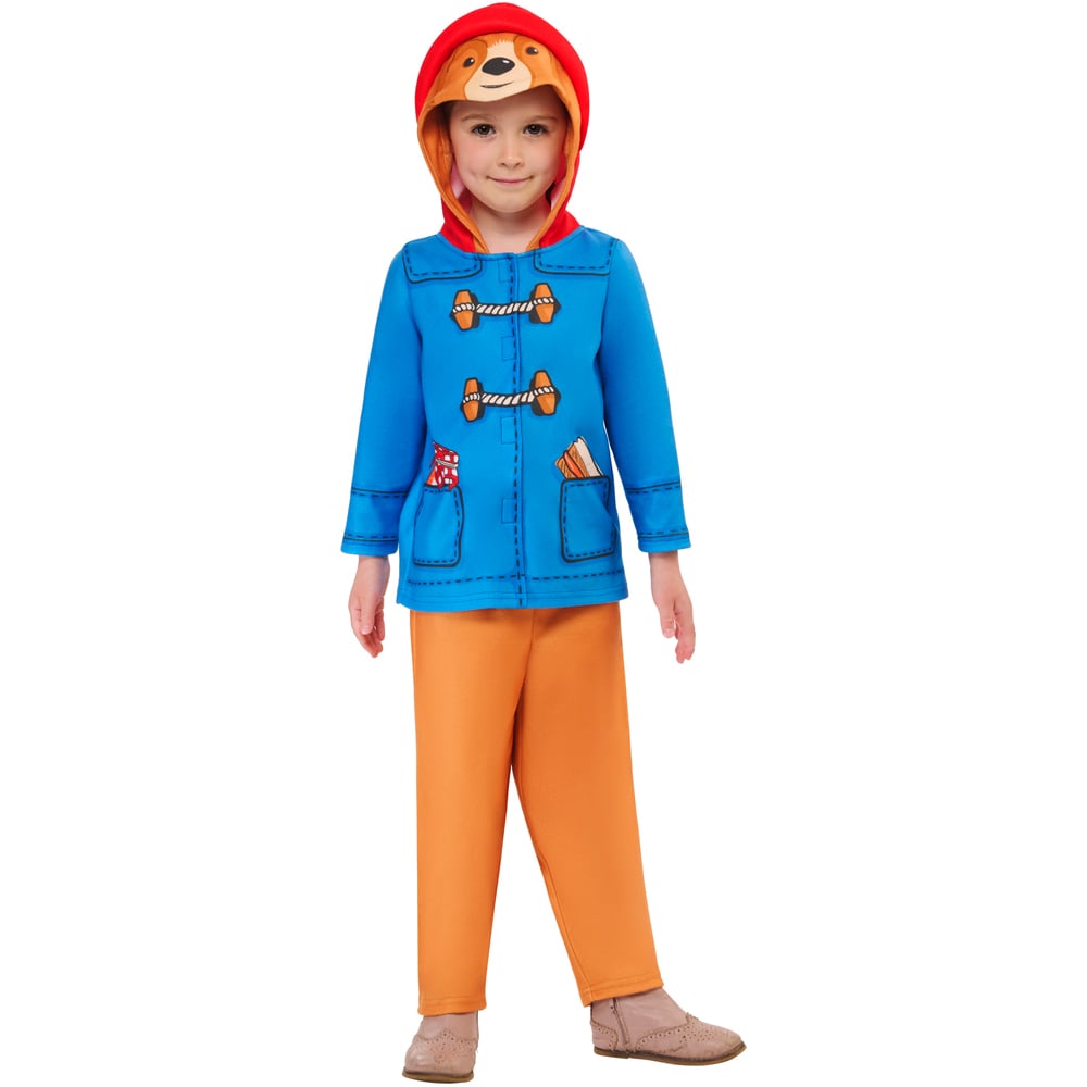 Blue-Orange-Red - Front - Paddington Bear Childrens-Kids Classic Costume Set