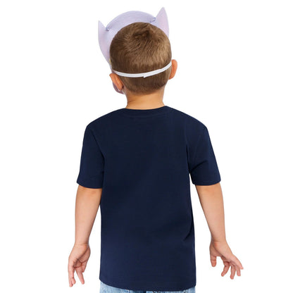 Blue-Brown - Back - Paw Patrol Childrens-Kids Chase Felt Mask