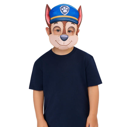 Blue-Brown - Front - Paw Patrol Childrens-Kids Chase Felt Mask