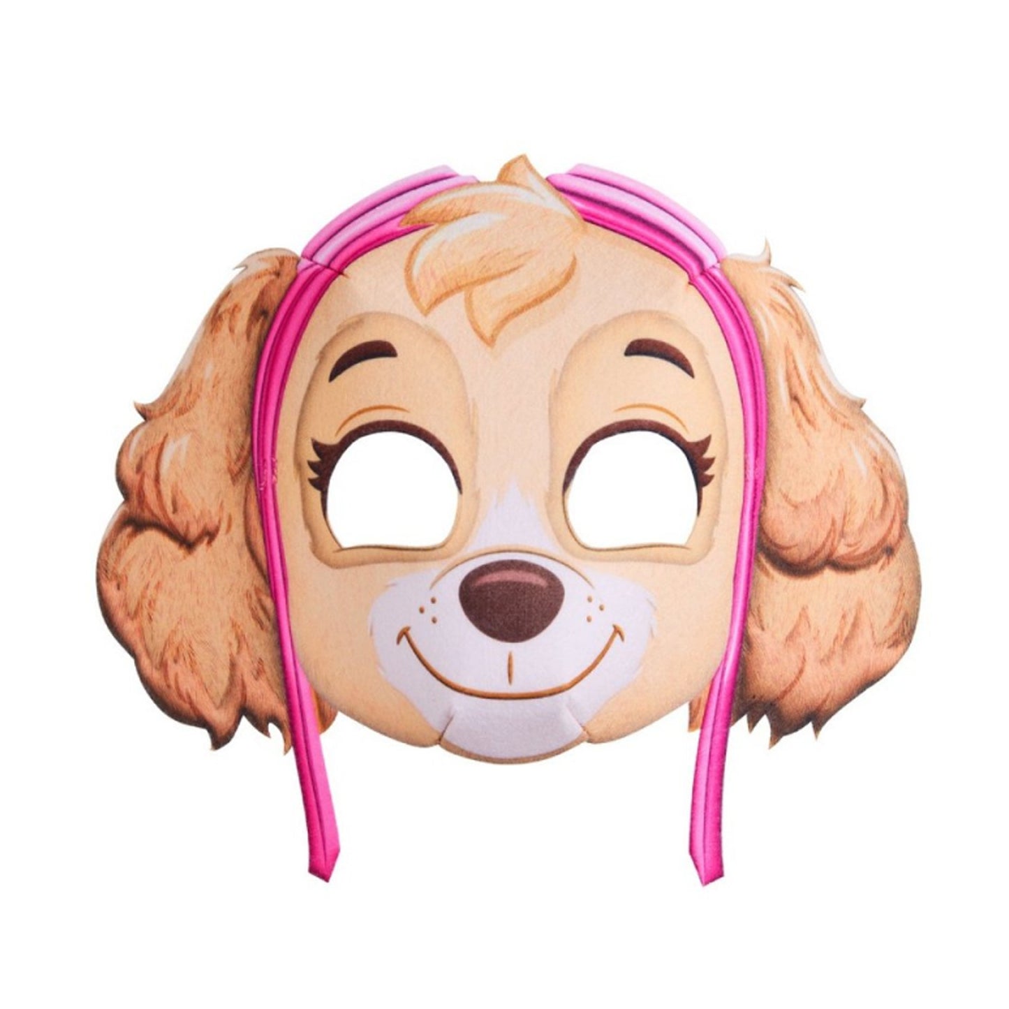 Beige-Pink - Front - Paw Patrol Childrens-Kids Skye Felt Mask