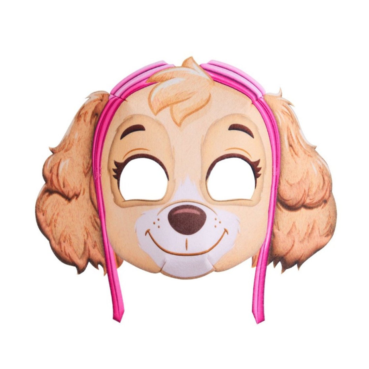 Beige-Pink - Front - Paw Patrol Childrens-Kids Skye Felt Mask
