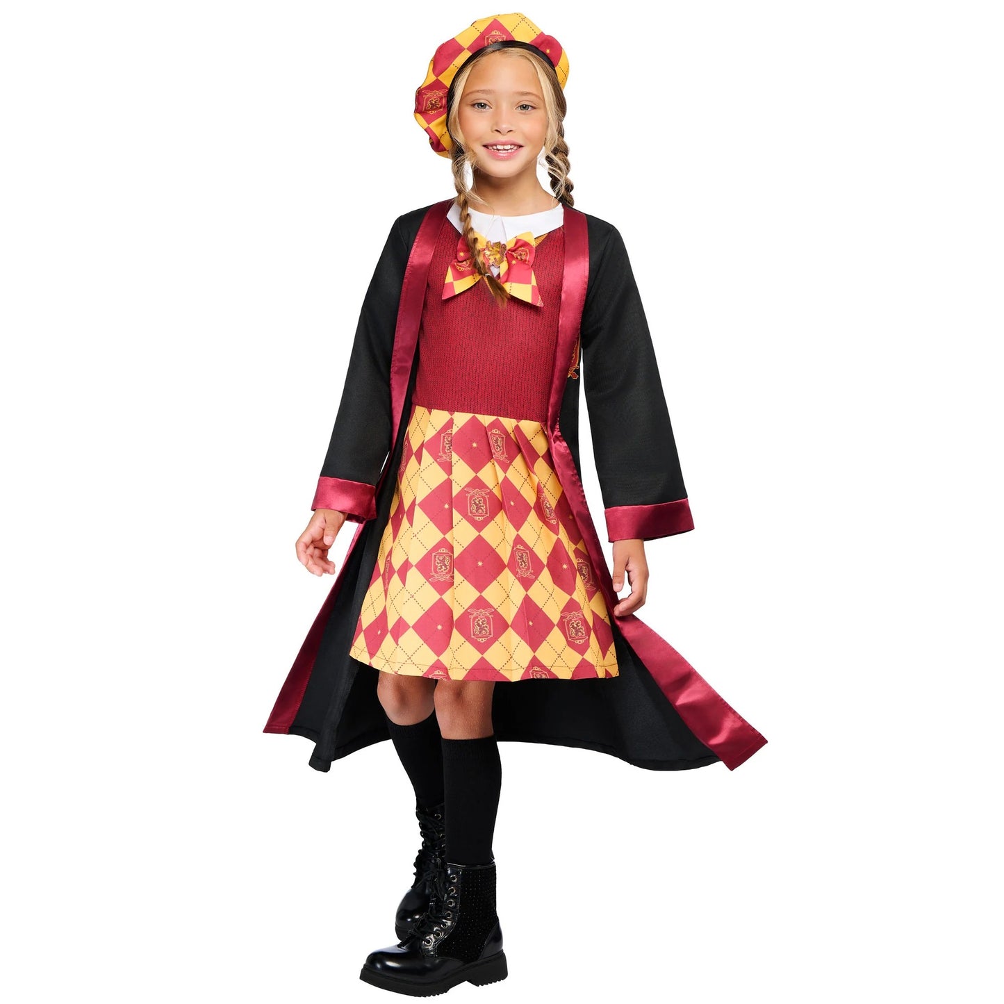 Multicoloured - Side - Harry Potter Childrens-Kids Deluxe Gryffindor Costume Set