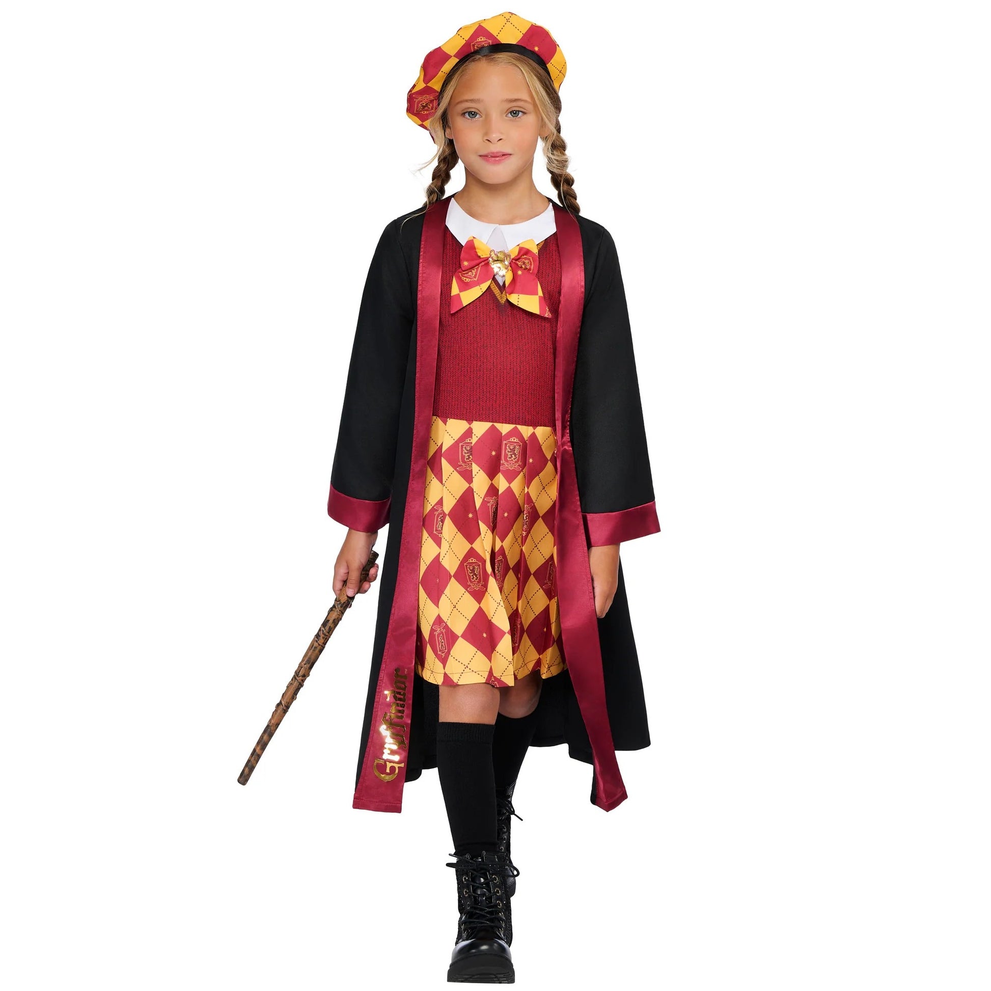 Multicoloured - Front - Harry Potter Childrens-Kids Deluxe Gryffindor Costume Set