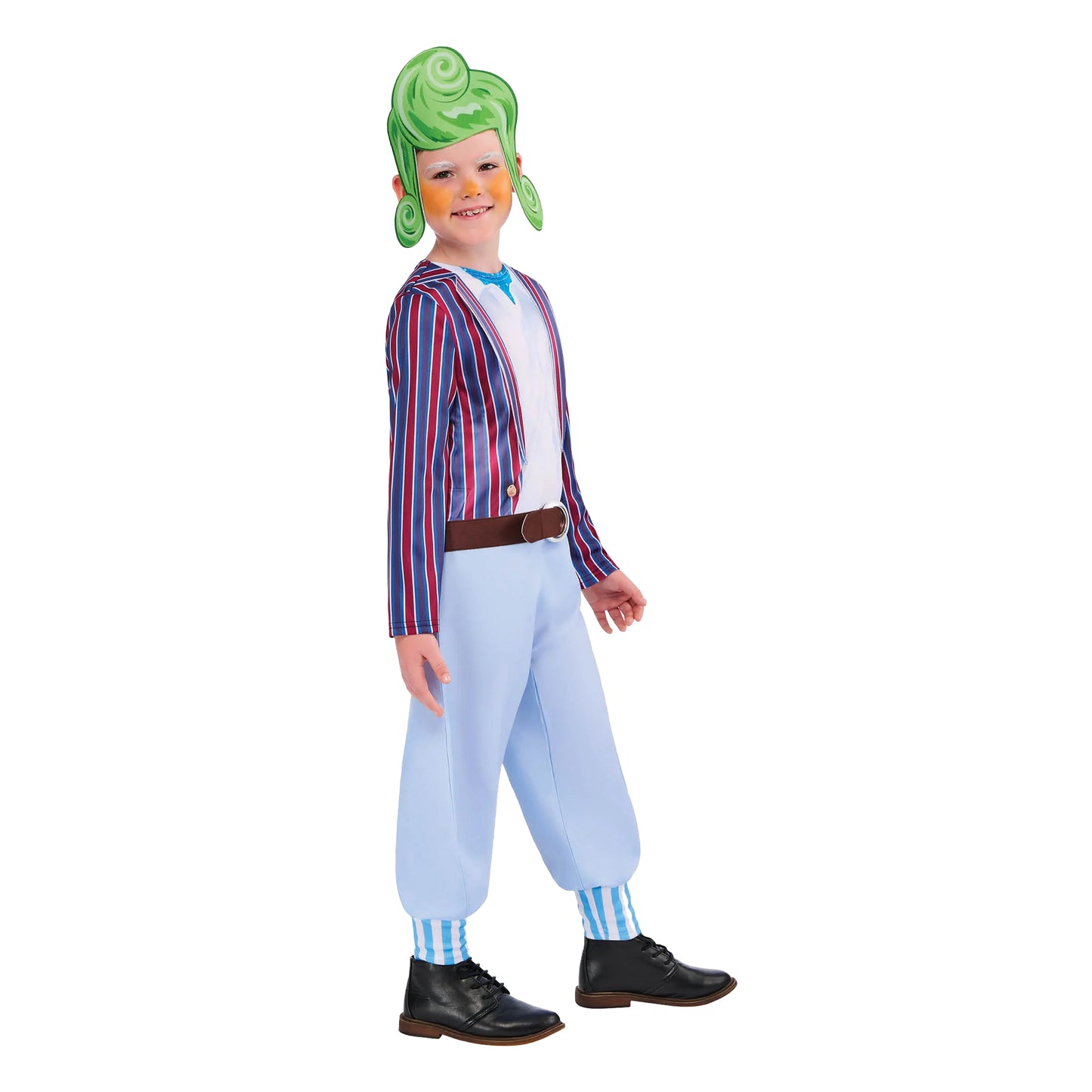 Multicoloured - Side - Wonka Childrens-Kids Oompa Loompa Jumpsuit Set