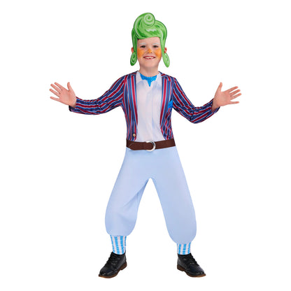 Multicoloured - Pack Shot - Wonka Childrens-Kids Oompa Loompa Jumpsuit Set