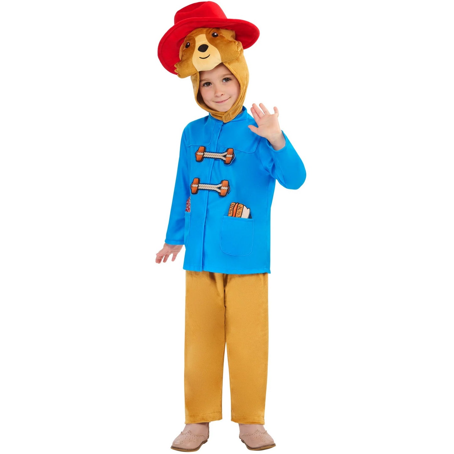 Multicoloured - Front - Paddington Bear Childrens-Kids Costume Set