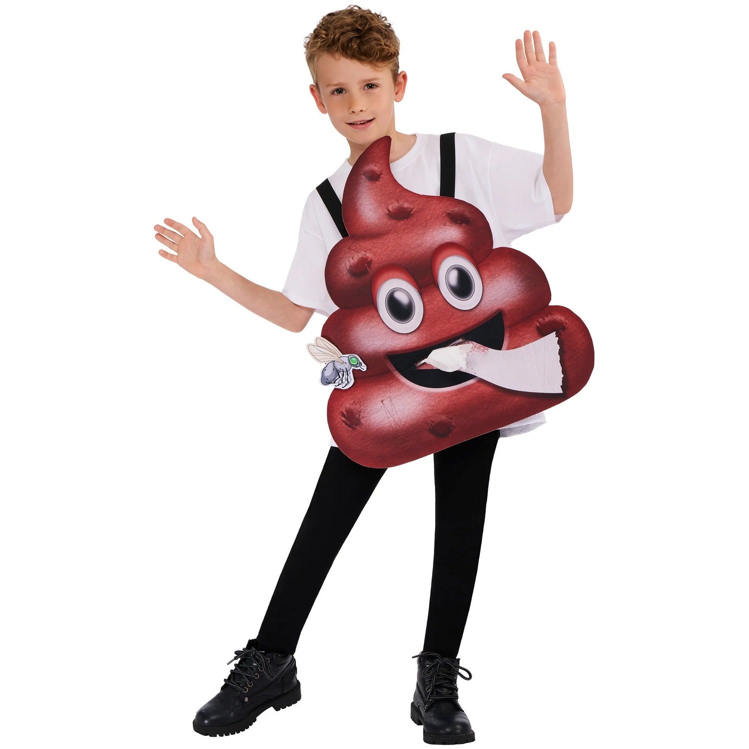 Brown - Lifestyle - Bristol Novelty Childrens-Kids Pooper The Brave Tabard