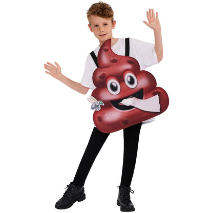 Brown - Lifestyle - Bristol Novelty Childrens-Kids Pooper The Brave Tabard