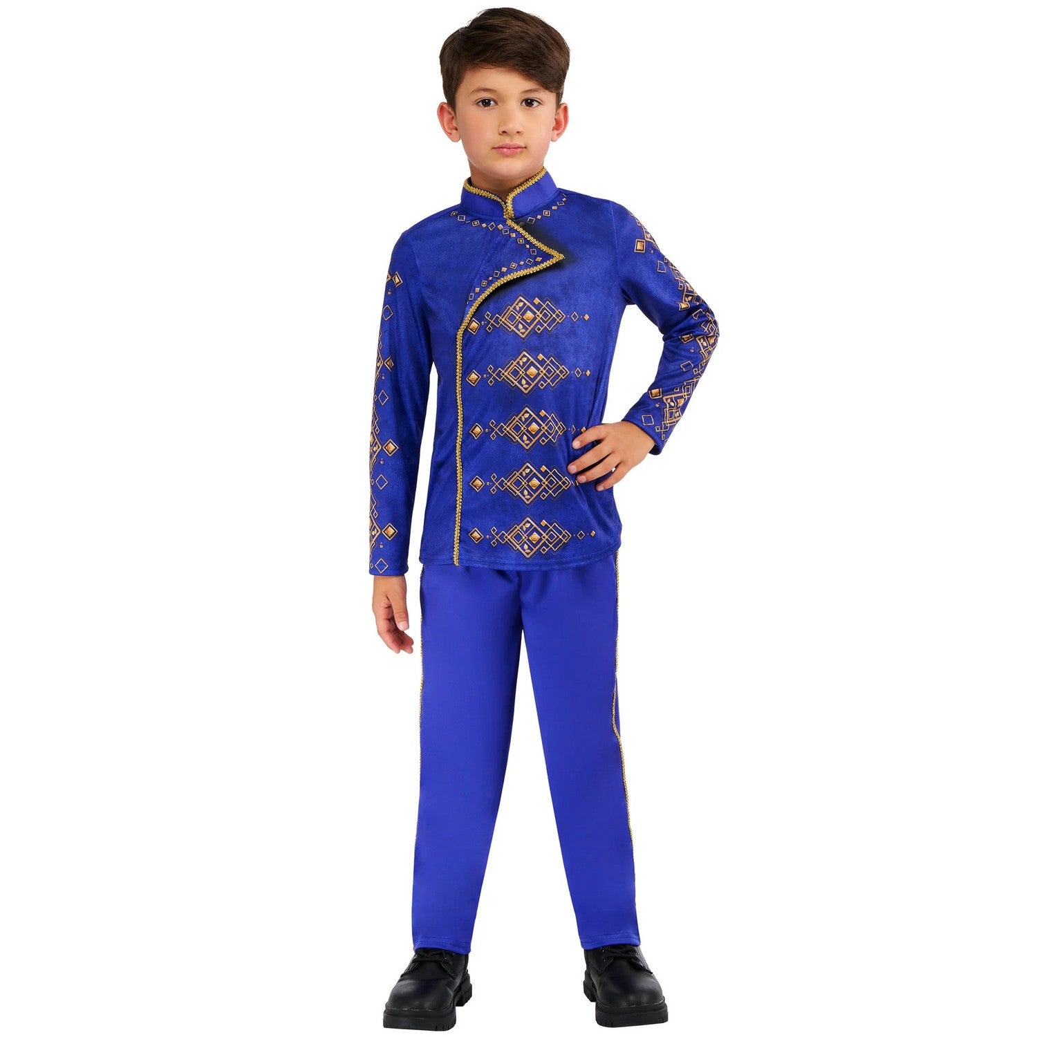 Dark Blue - Front - Bristol Novelty Childrens-Kids Dashing Prince Costume Set