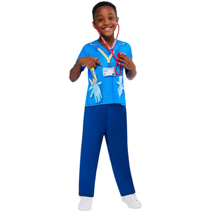 Blue - Front - Bristol Novelty Childrens-Kids Nurse Costume Set