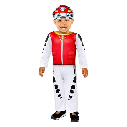 Multicoloured - Front - Paw Patrol Childrens-Kids Classic Marshall Costume Set