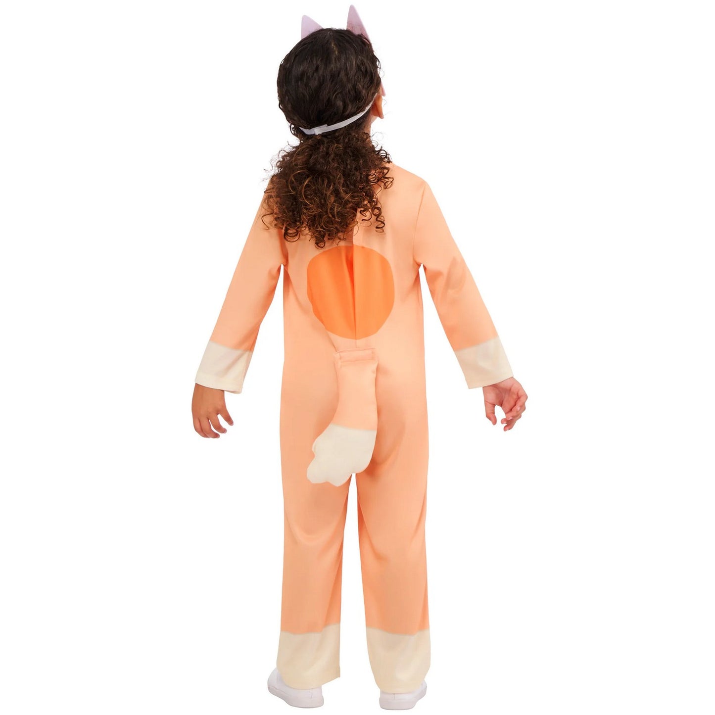 Beige-Orange - Back - Bluey Childrens-Kids Bingo Classic Costume Set