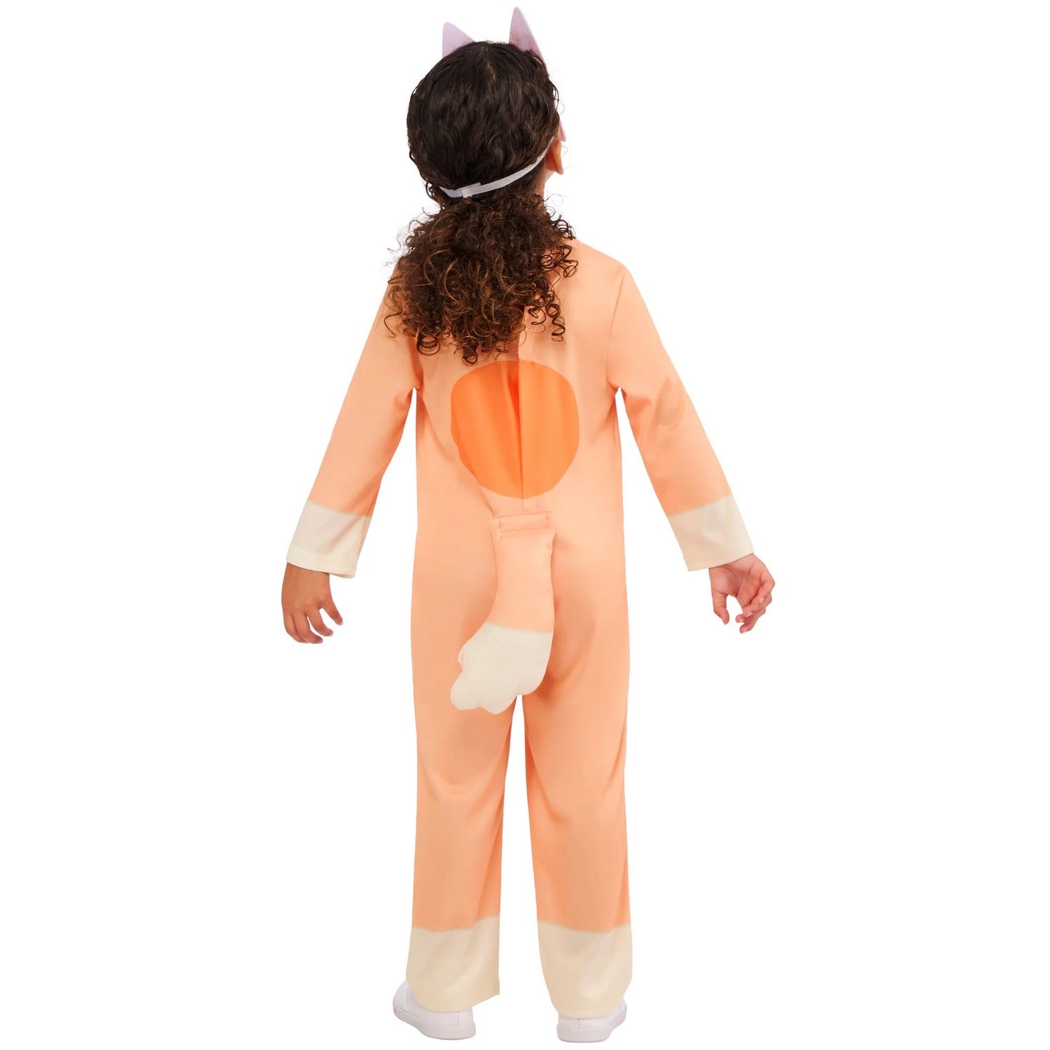 Beige-Orange - Back - Bluey Childrens-Kids Bingo Classic Costume Set
