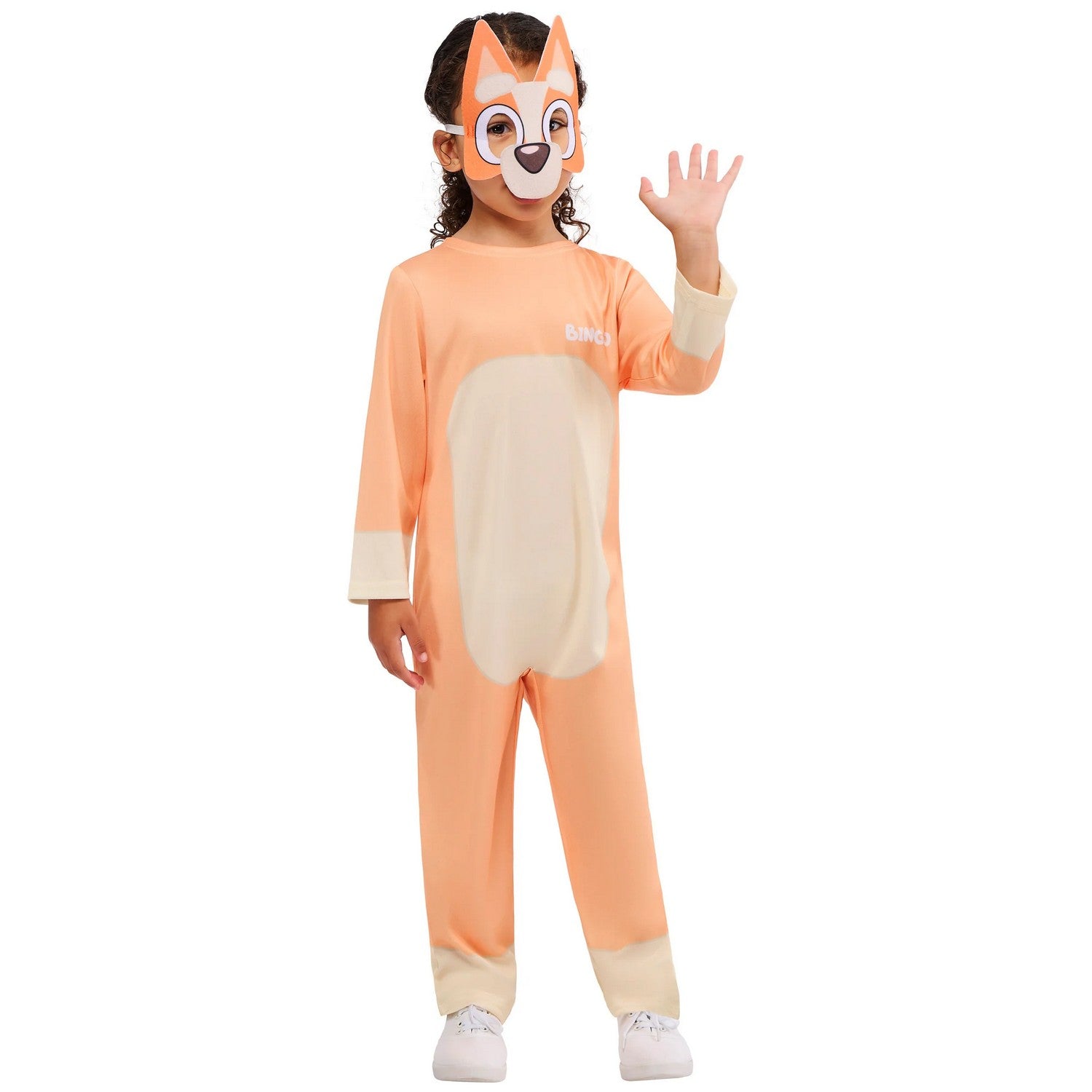 Beige-Orange - Front - Bluey Childrens-Kids Bingo Classic Costume Set