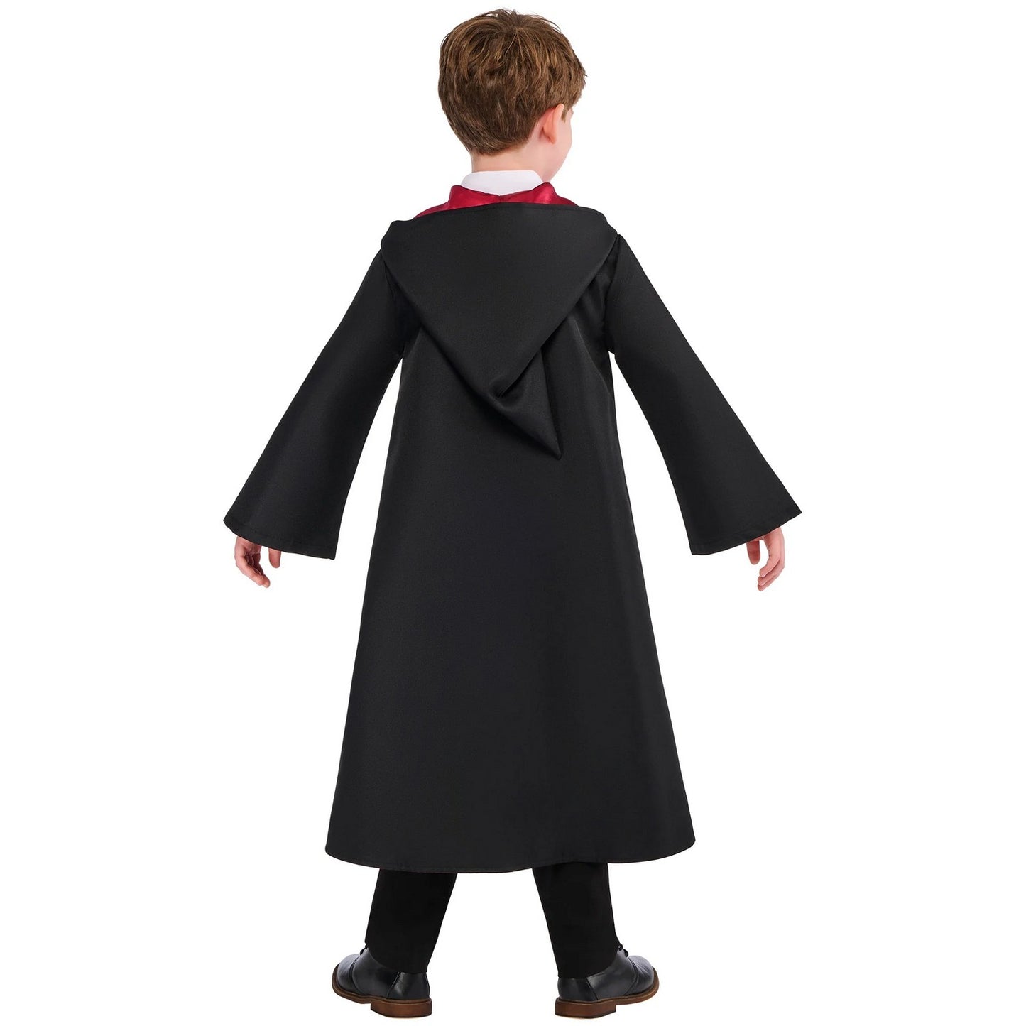Black - Back - Harry Potter Childrens-Kids Deluxe Gryffindor Robe Set