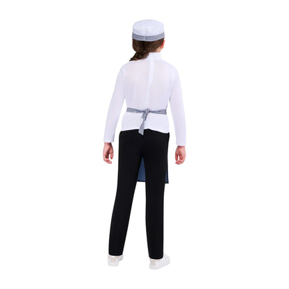 Multicoloured - Back - Bristol Novelty Childrens-Kids Modern Chef Costume Set