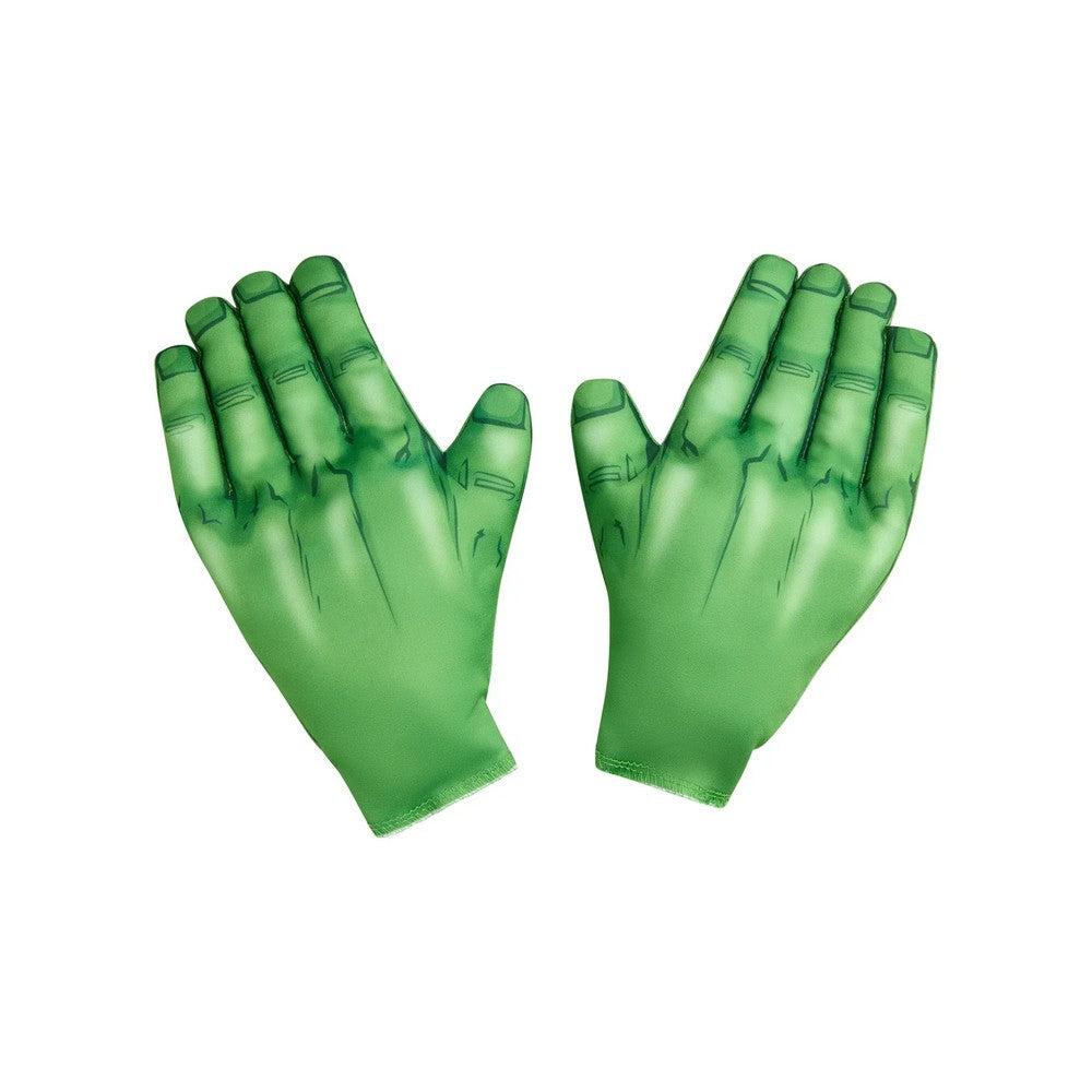 Green - Front - Hulk Childrens-Kids Gloves Set