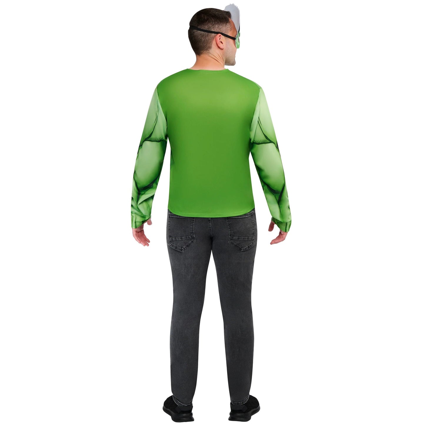 Green - Back - Hulk Mens Costume Top