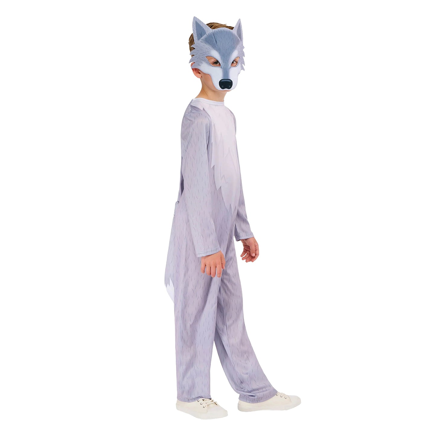 Lavender - Side - Bristol Novelty Childrens-Kids Storybook Wolf Costume Set