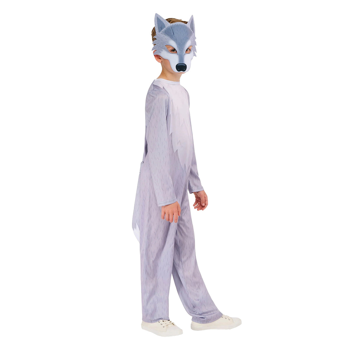 Lavender - Side - Bristol Novelty Childrens-Kids Storybook Wolf Costume Set