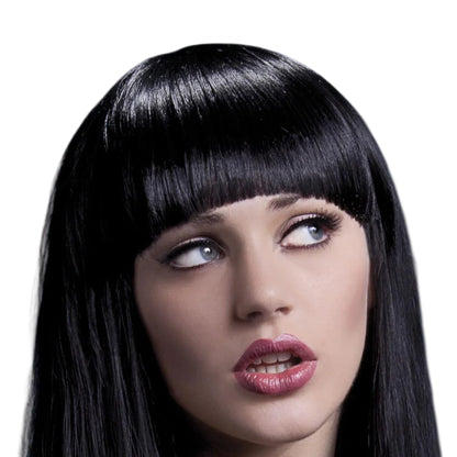 Black - Side - Fever Womens-Ladies Alexia Wig