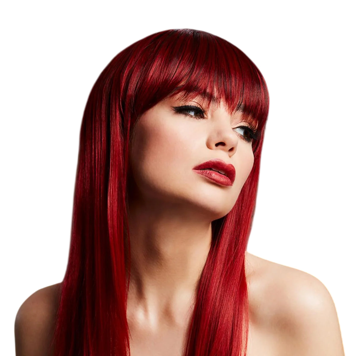 Ruby Red - Back - Fever Womens-Ladies Jessica Wig