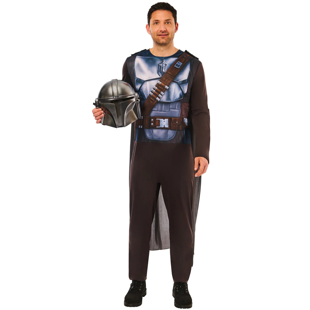 Multicoloured - Pack Shot - Star Wars: The Mandalorian Unisex Adult Din Djarin Jumpsuit