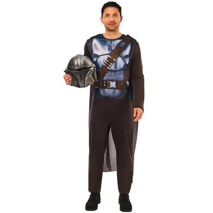 Multicoloured - Pack Shot - Star Wars: The Mandalorian Unisex Adult Din Djarin Jumpsuit