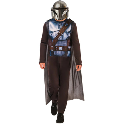 Multicoloured - Front - Star Wars: The Mandalorian Unisex Adult Din Djarin Jumpsuit