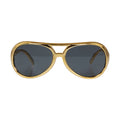 Gold - Front - Bristol Novelty Unisex Adults Rock Star Sunglasses