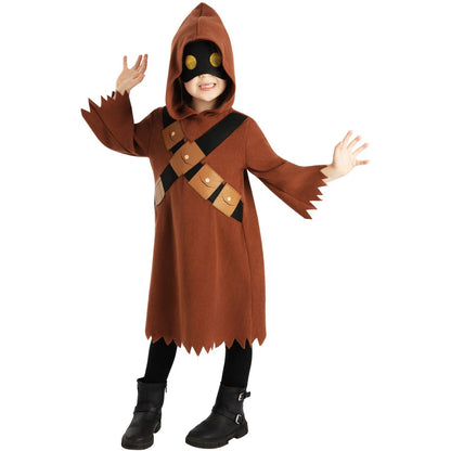 Brown - Side - Star Wars Childrens-Kids Jawa Costume