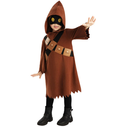 Brown - Lifestyle - Star Wars Childrens-Kids Jawa Costume
