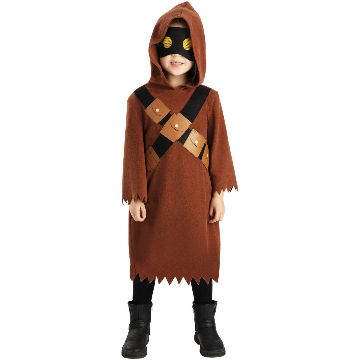 Brown - Front - Star Wars Childrens-Kids Jawa Costume