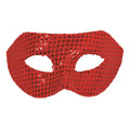 Red - Front - Bristol Novelty Unisex Adults Sequin Eyemask