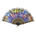 Multicoloured - Front - Bristol Novelty Floral Lace Fan