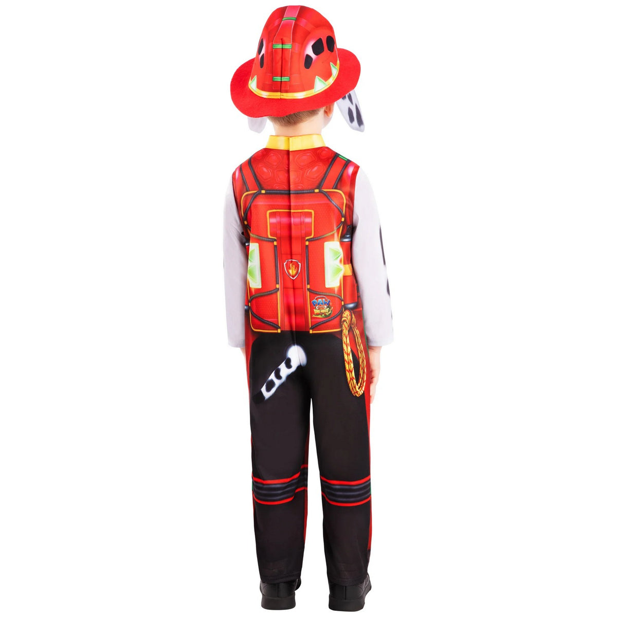 Red-Yellow-Black - Back - Paw Patrol Childrens-Kids Classic Marshall Costume