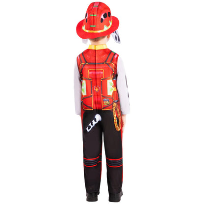 Red-Yellow-Black - Back - Paw Patrol Childrens-Kids Classic Marshall Costume