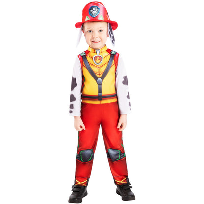 Red-Yellow-Black - Lifestyle - Paw Patrol Childrens-Kids Classic Marshall Costume