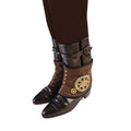 Brown - Front - Bristol Novelty Unisex Adults Steampunk Spats