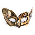 Gold - Front - Bristol Novelty Unisex Adults Steampunk Metallic Mask