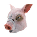 Pink - Front - Bristol Novelty Unisex Pig Rubber Head Mask