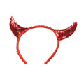 Red - Front - Bristol Novelty Childrens-Kids Sequin Devil Horns