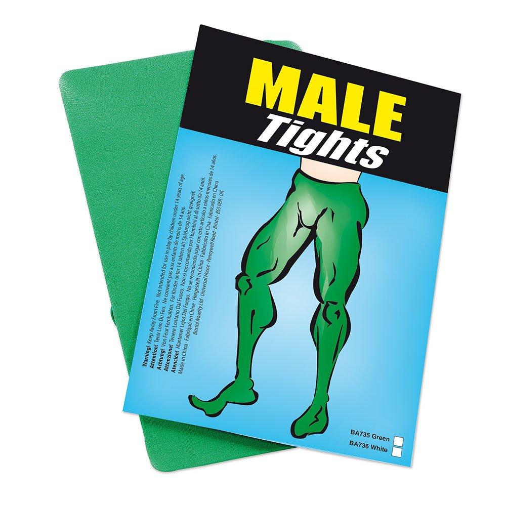 Green - Side - Bristol Novelty Mens Fancy Dress Tights