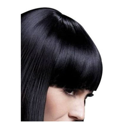 Black - Back - Fever Unisex Adult Lola Bob Cut Wig