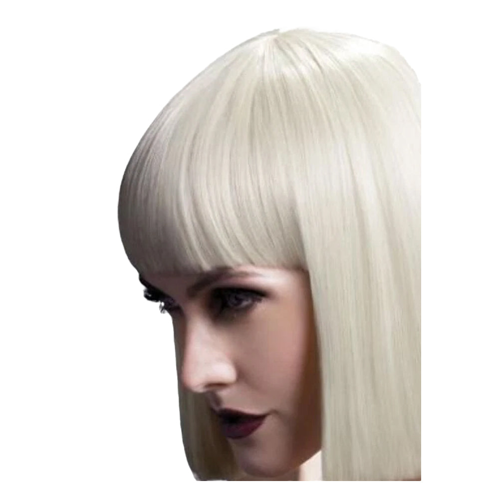Blonde - Back - Fever Unisex Adult Lola Bob Cut Wig