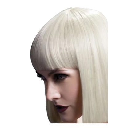 Blonde - Back - Fever Unisex Adult Lola Bob Cut Wig