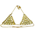 Gold - Front - Bristol Novelty Womens-Ladies Princess Coin Bra