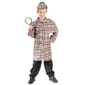 Brown - Front - Bristol Novelty Childrens-Kids Sherlock Holmes Costume