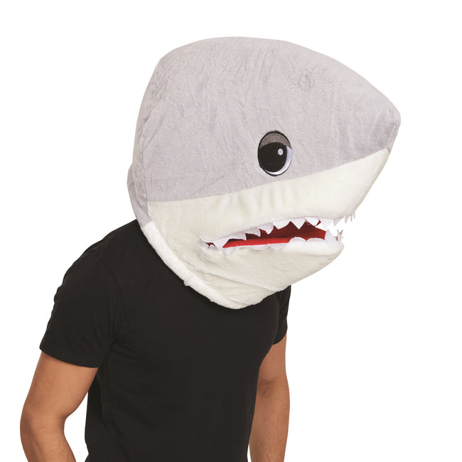 Grey - Front - Bristol Novelty Unisex Adults Shark Mascot Mask
