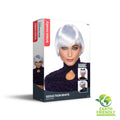 White - Back - Bristol Novelty Unisex Adults Short Bob Wig